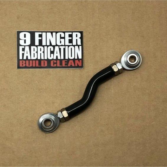 9Finger Fabrication, M8 mid-control brake linkage. Black