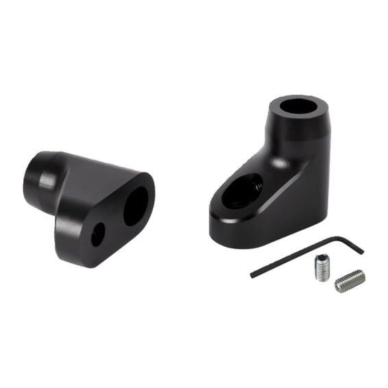 turn signal brackets for LC Triumph, 8mm. Black