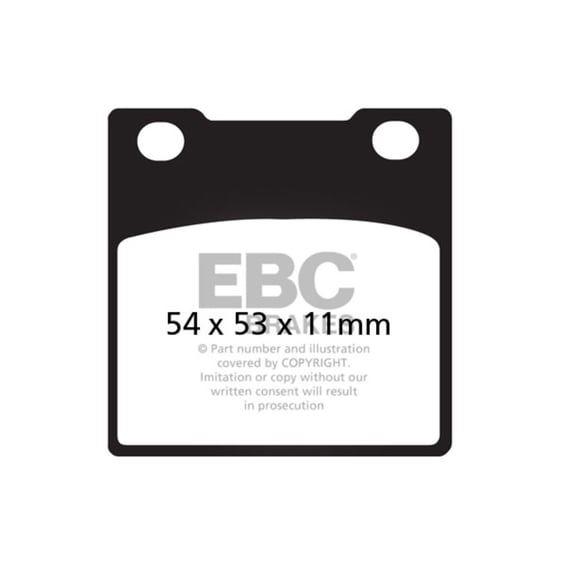 Organic brake pads