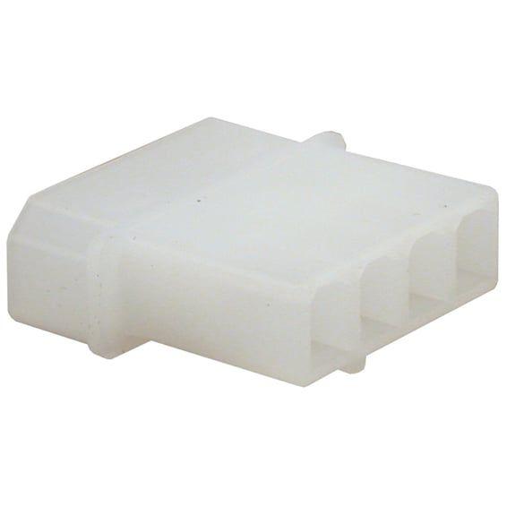 NAMZ, AMP/TE connector. White, receptacle, 4-pins