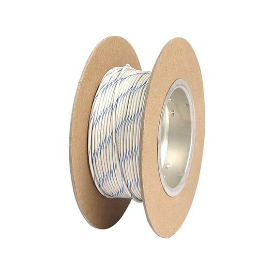 NAMZ, wire on spool. 18 gauge, 100ft. White/Blue