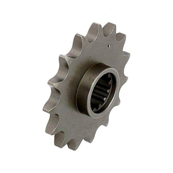 steel front sprocket. 15 teeth