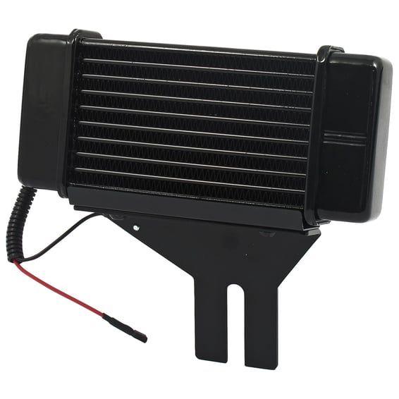 oil cooler kit. Low mount - Horizontal - 10 row - Fan