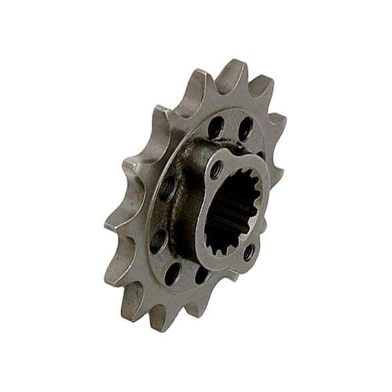 steel front sprocket. 14 teeth