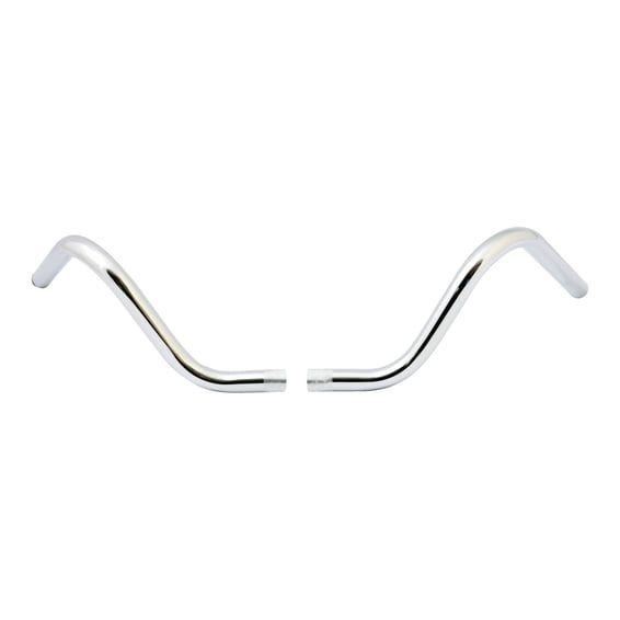 2-piece Buckhorn style handlebar 1" chrome