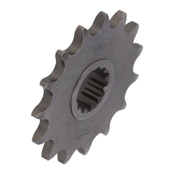 steel front sprocket. 15 teeth