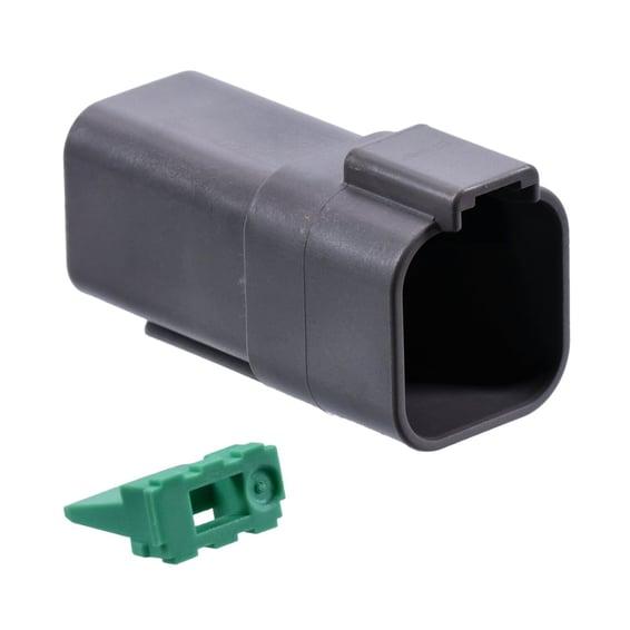 NAMZ, Deutsch connectors. Gray, receptacle, 6-pins