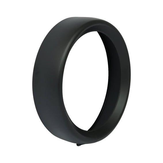 Recessed trim ring. 7" headlamp. Black