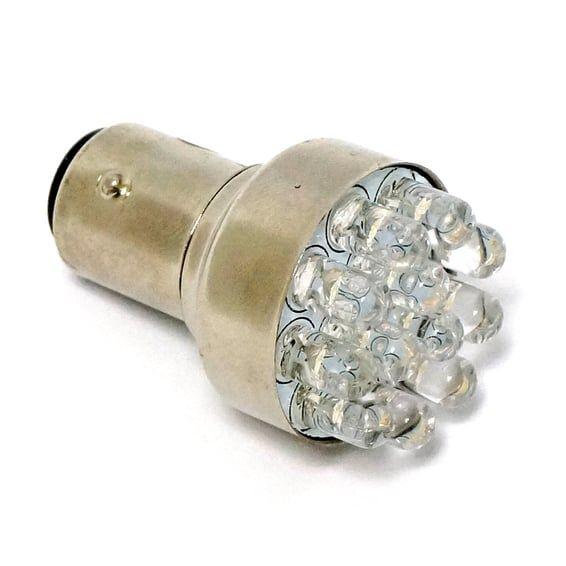 Taillight LED bulb, BAY15D socket. White light emitting