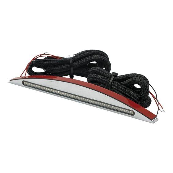 Breakout LED taillight. Chrome. Clear lens