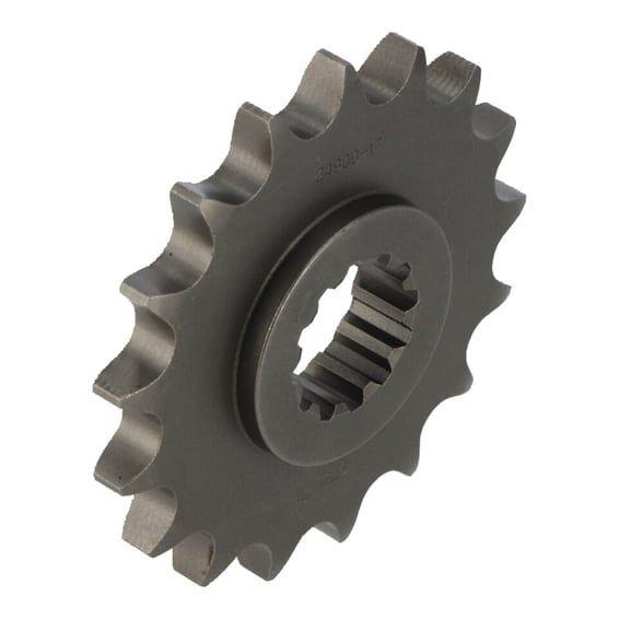 steel front sprocket. 17 teeth