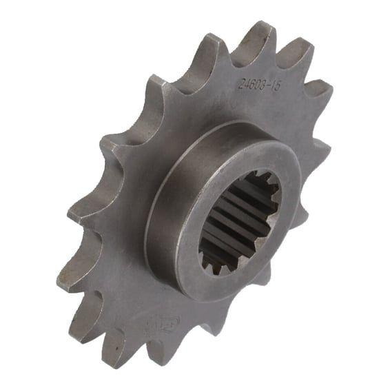 steel front sprocket. 15 teeth