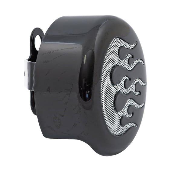 C-Round, horn cover. Flame