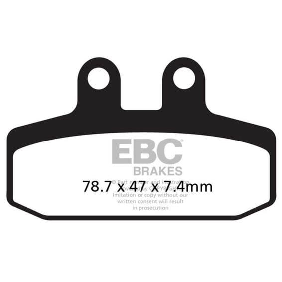 Organic brake pads