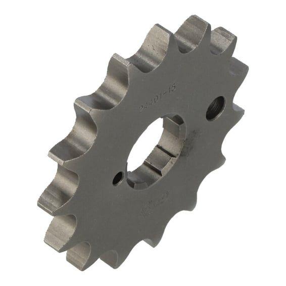 steel front sprocket. 15 teeth
