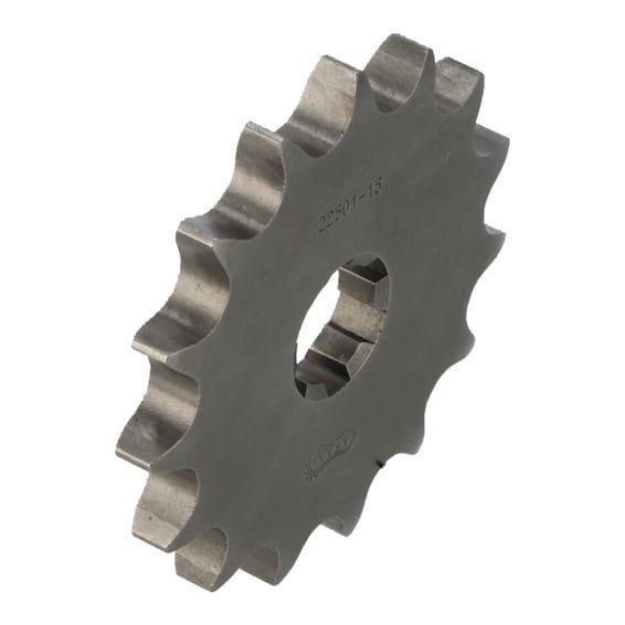 steel front sprocket. 15 teeth