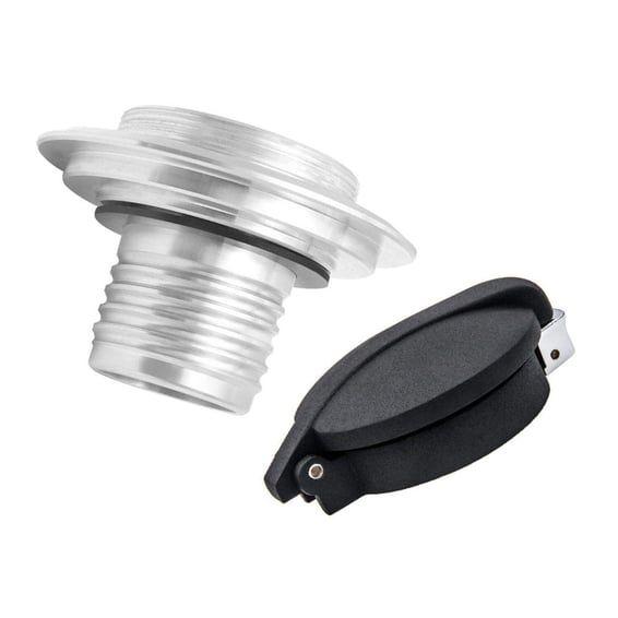 BMW Airhead Monza Gas Cap Kit - Black Cap