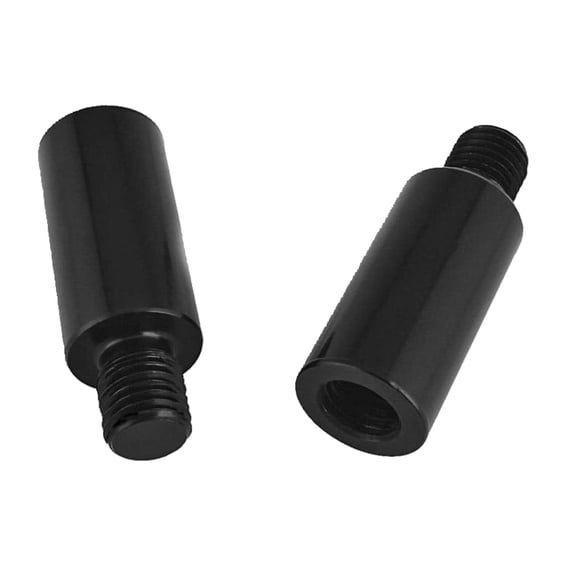 mirror extender adapter set 10mm. Black