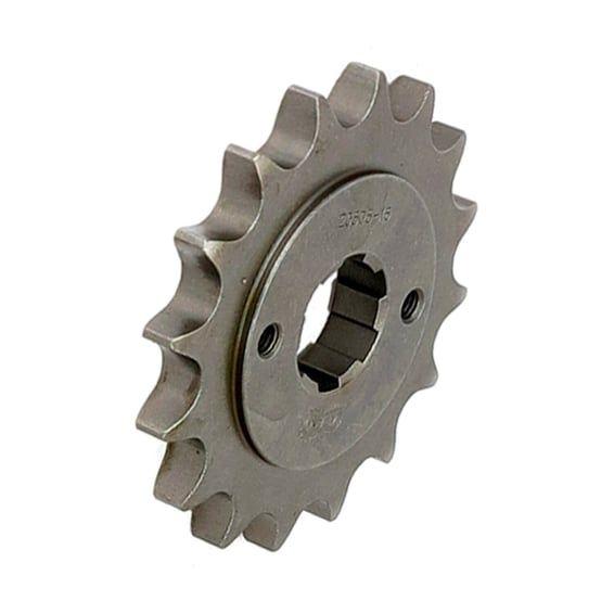 steel front sprocket. 16 teeth