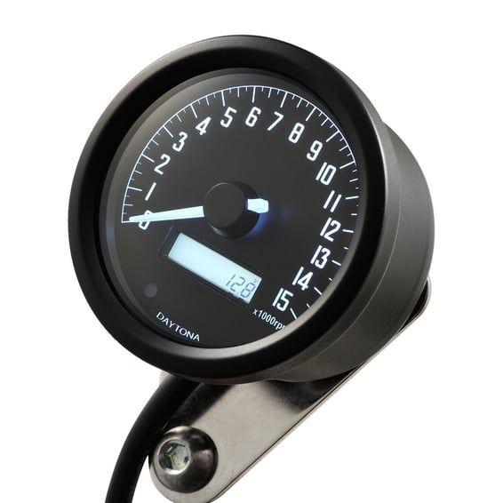 Velona 60mm tachometer black 15000 rpm