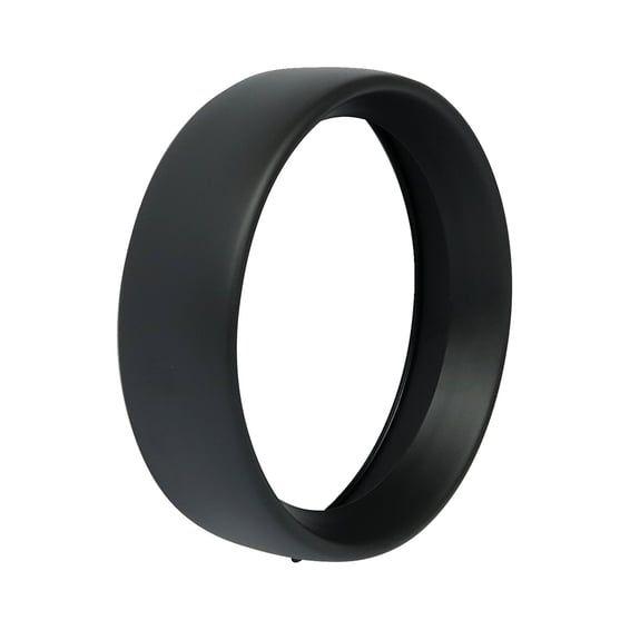 Recessed trim ring. 7" headlamp. Black