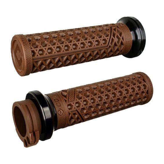 V-twin lock-on grips vans signature, cable. brown