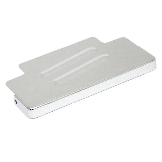 Battery top cover. Chrome
