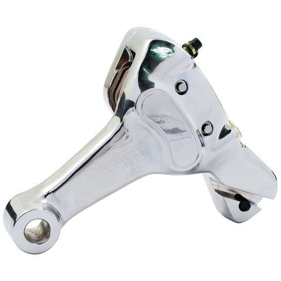 Brake caliper & bracket assembly, rear. Chrome