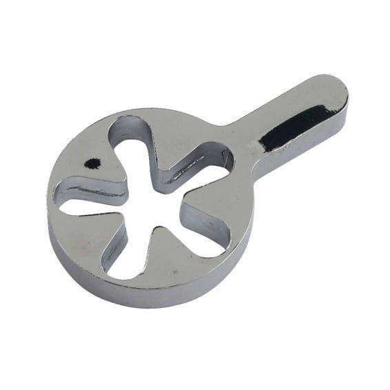 Throttle screw extension lever. Chrome