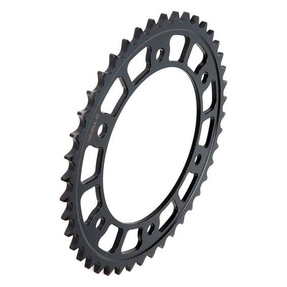 steel rear sprocket. 43 teeth