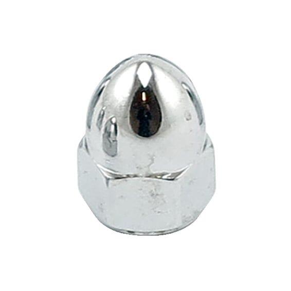 7/16-20 acorn nuts chrome. High Crown