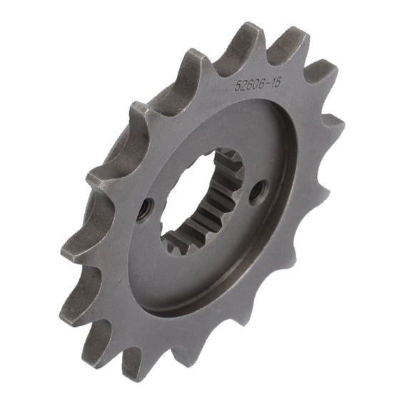 steel front sprocket. 15 teeth