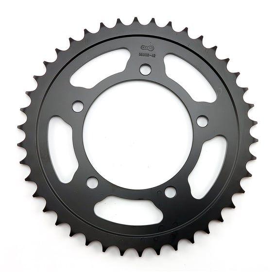 steel rear sprocket. 42 teeth