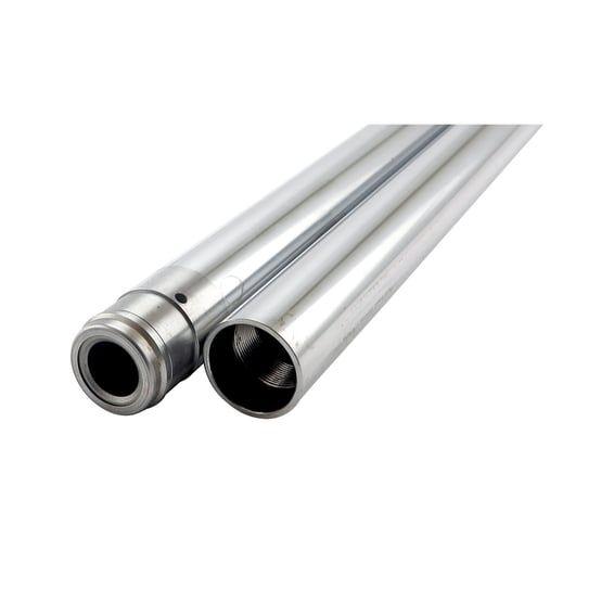 Fork tubes 41mm. 22-7/8". show chrome