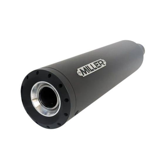 Miller, Omaha Euro 5 Slip-On mufflers. Matte Black