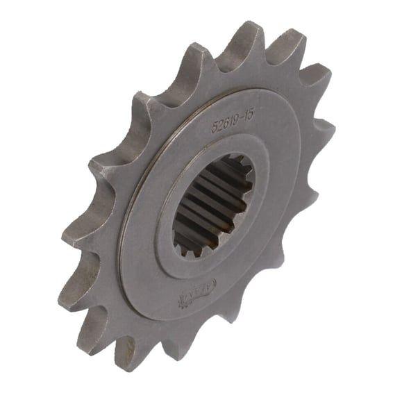 steel front sprocket. 15 teeth