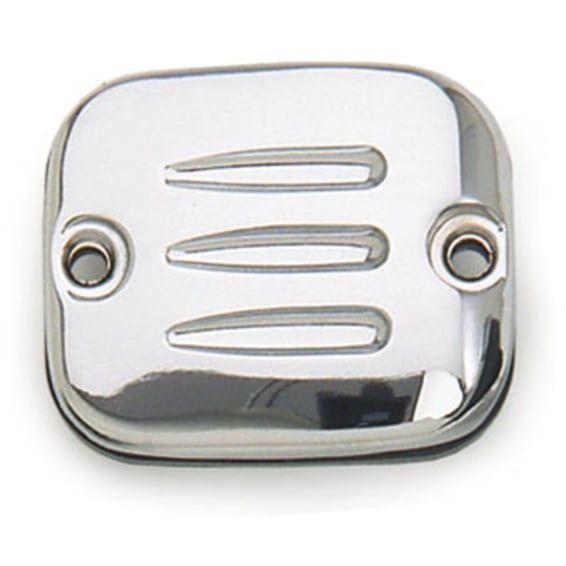 Cover, h/b master cyl. grooved. chr.