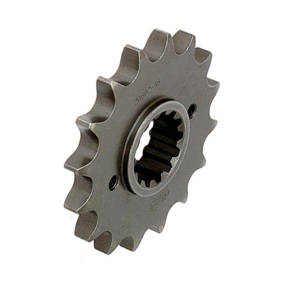 steel front sprocket. 16 teeth