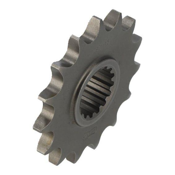 steel front sprocket. 15 teeth