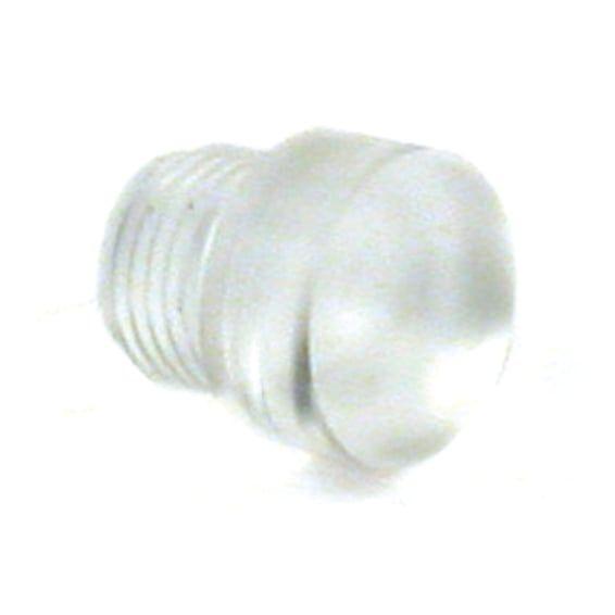 Clear plastic plug, short