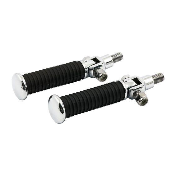 Stud kit, passenger foot pegs. Chrome