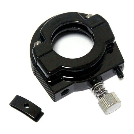 Throttle clamp set, single cable. Black