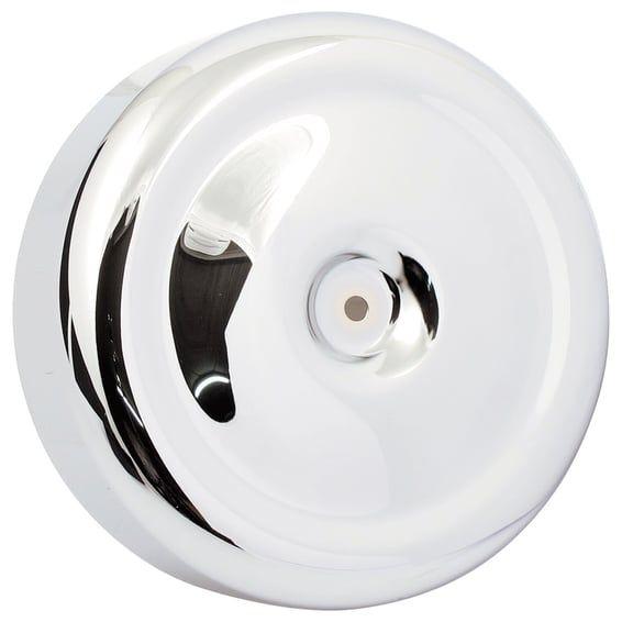 HSR42 air cleaner cover (w/o cut-out). Chrome
