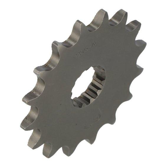 steel front sprocket. 16 teeth