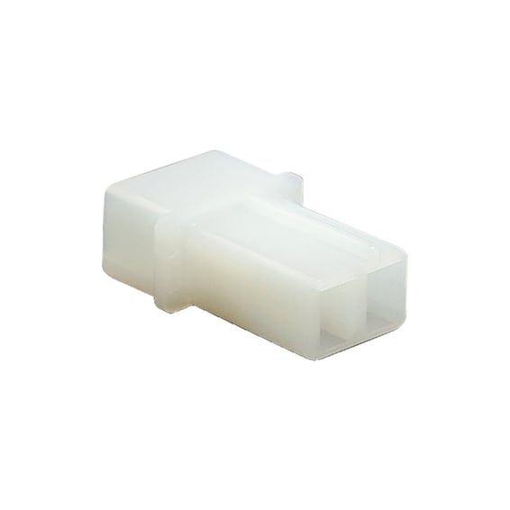 NAMZ, AMP/TE connector. White, receptacle, 2-pins
