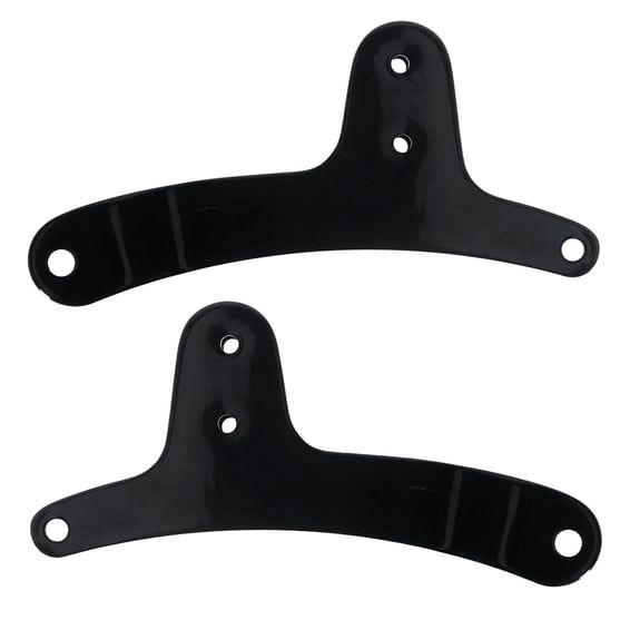 Sissybar side plates rigid mount