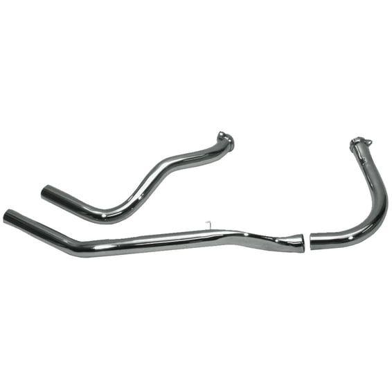 Upswept head pipes - over transmission
