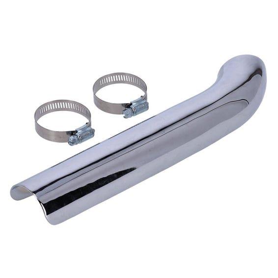 Heatshield front. Chrome