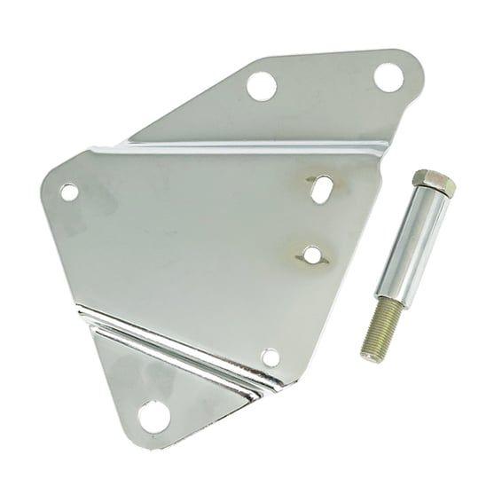 bracket kit, tool box mount. Chrome