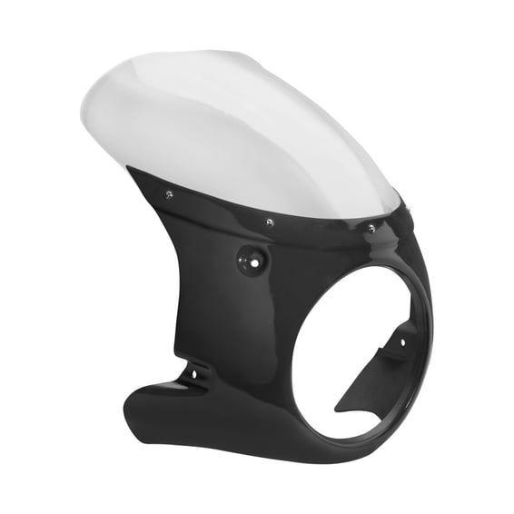 headlamp mask. Matte black